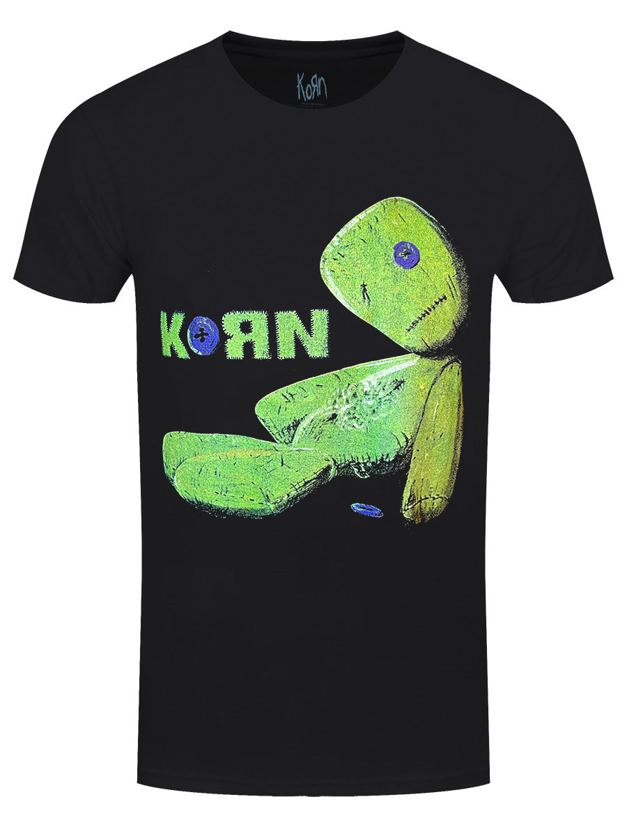 Korn Issues Tracklist (Back Print) Men's Black T-Shirt