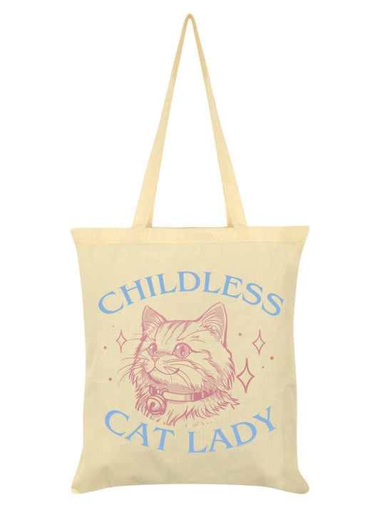 Childless Cat Lady Cream Tote Bag