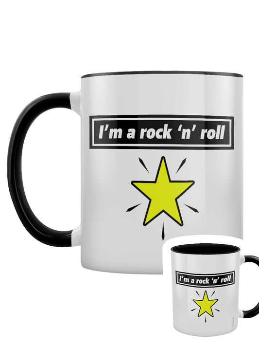 I'm A Rock 'n' Roll Star Black Inner 2-Tone Mug