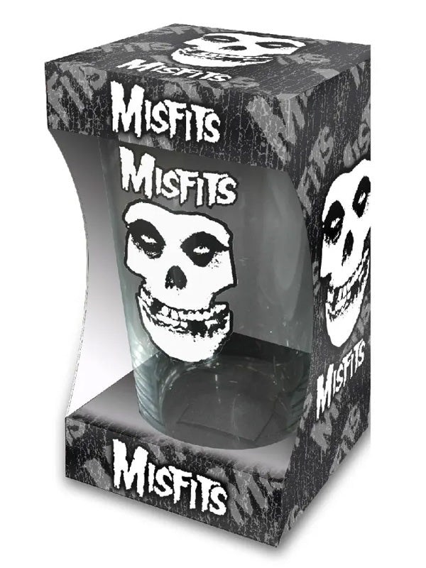 Misfits Skull Drinking Glass