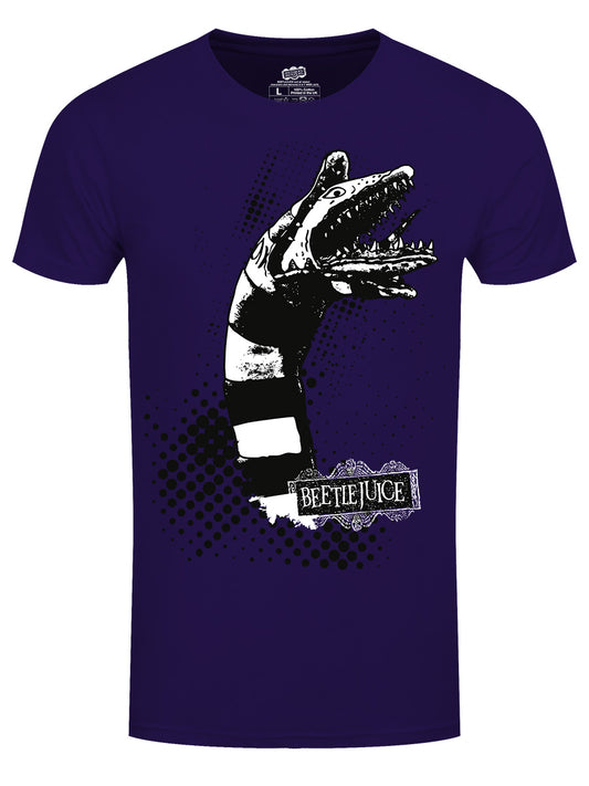 Beetlejuice Monster Men's Purple T-Shirt