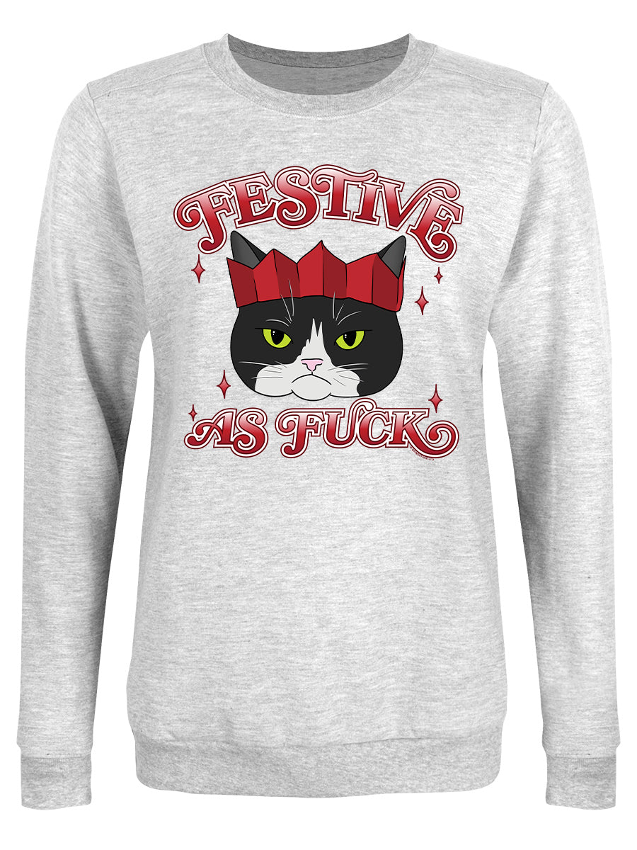 Ladies cat jumper hotsell