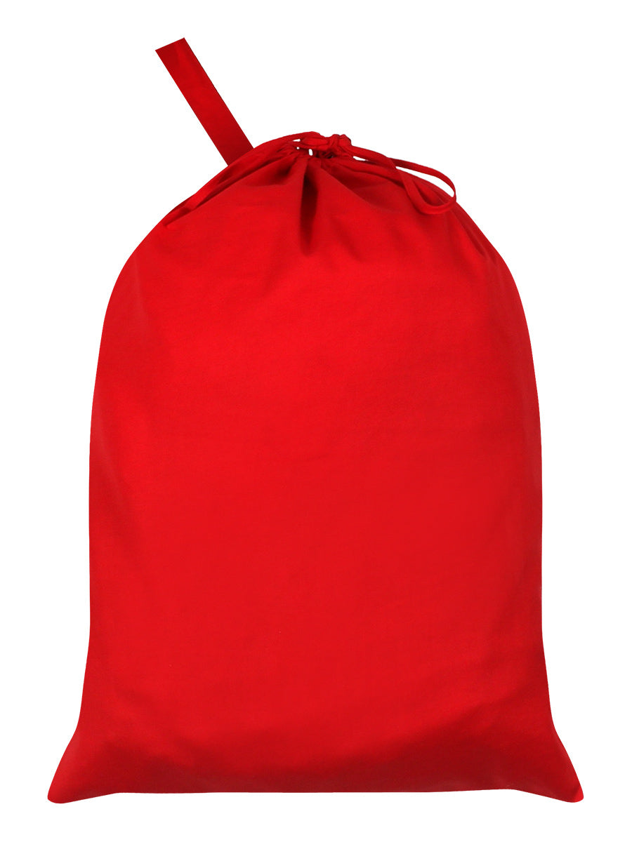 Make A Wish Mushroom Christmas Red Santa Sack