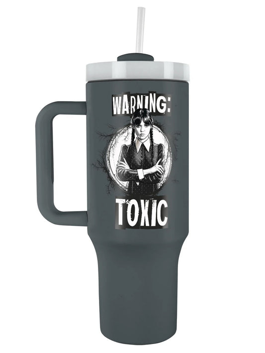 Wednesday Addams Grey 40oz Tumbler