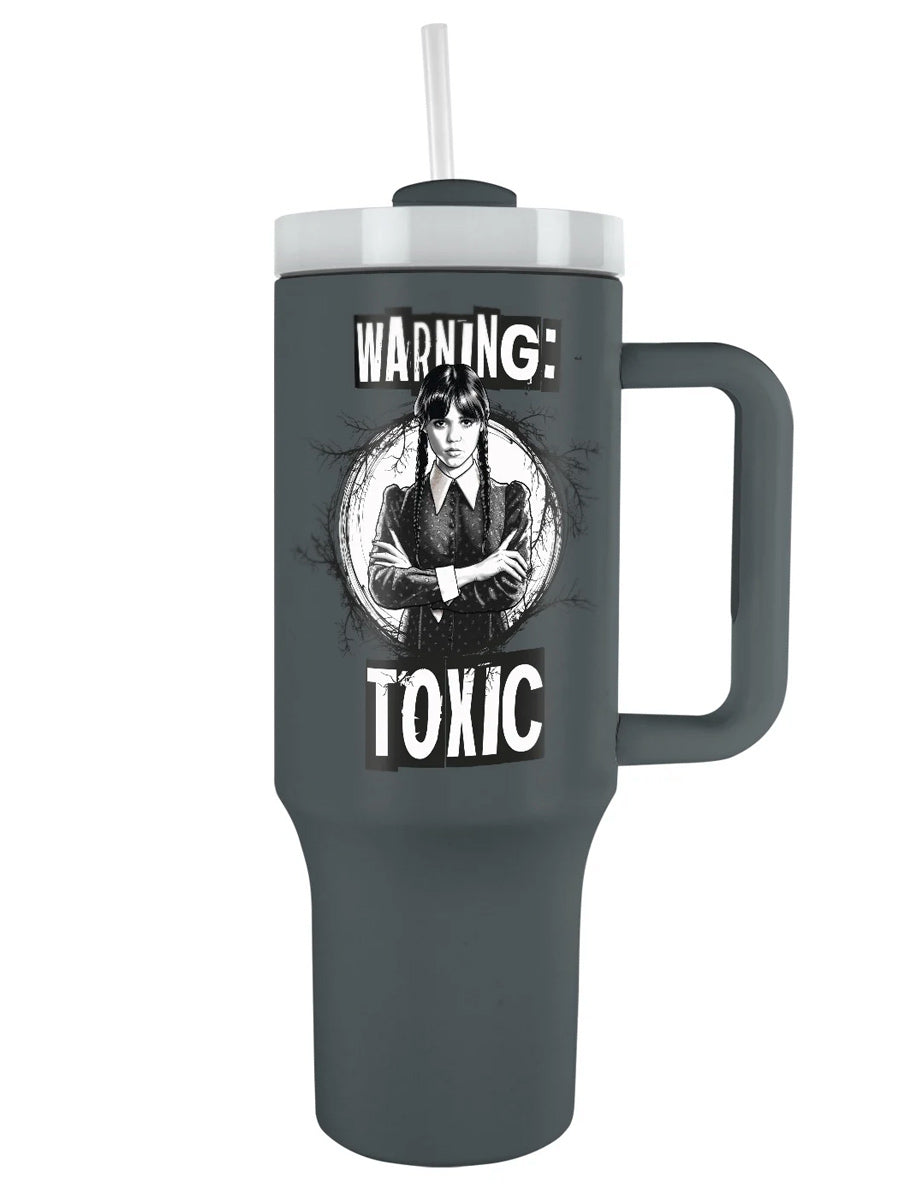 Wednesday Addams Grey 40oz Tumbler