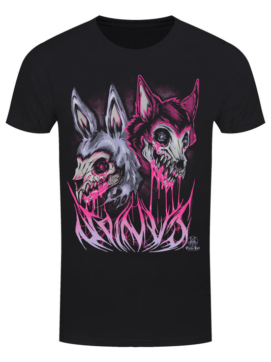 Pinku Kult Mascots Men's Black T-Shirt