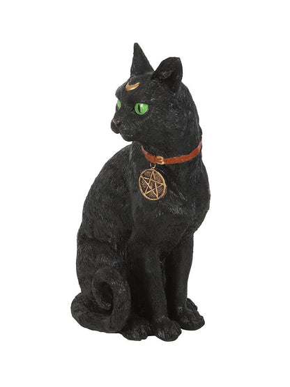 Sitting Black Cat Figurine