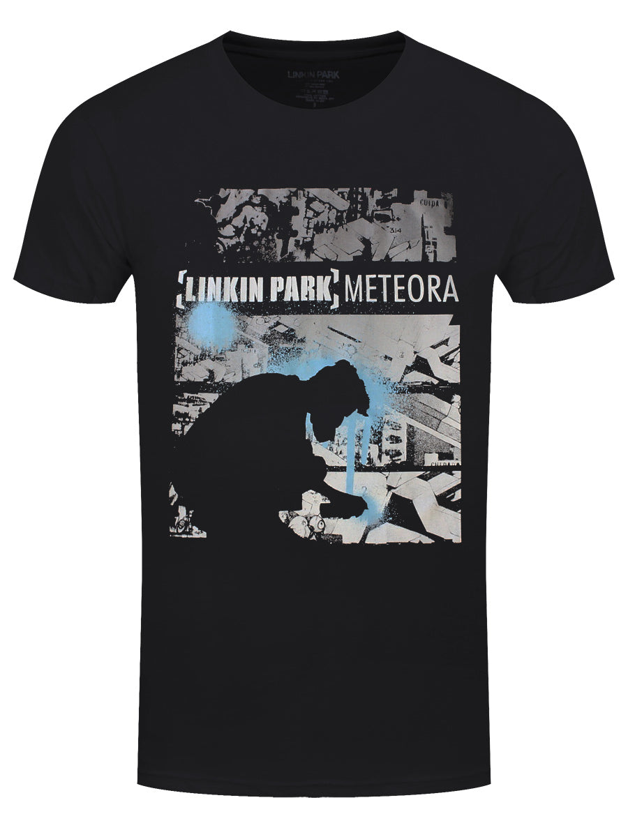 Linkin Park Meteora Drip Collage Men's Black T-Shirt