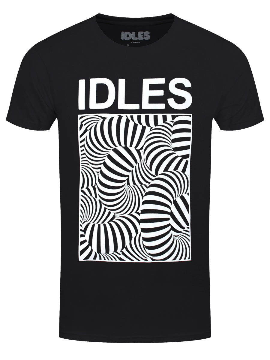 Idles Psych Tubes Men's Black T-Shirt