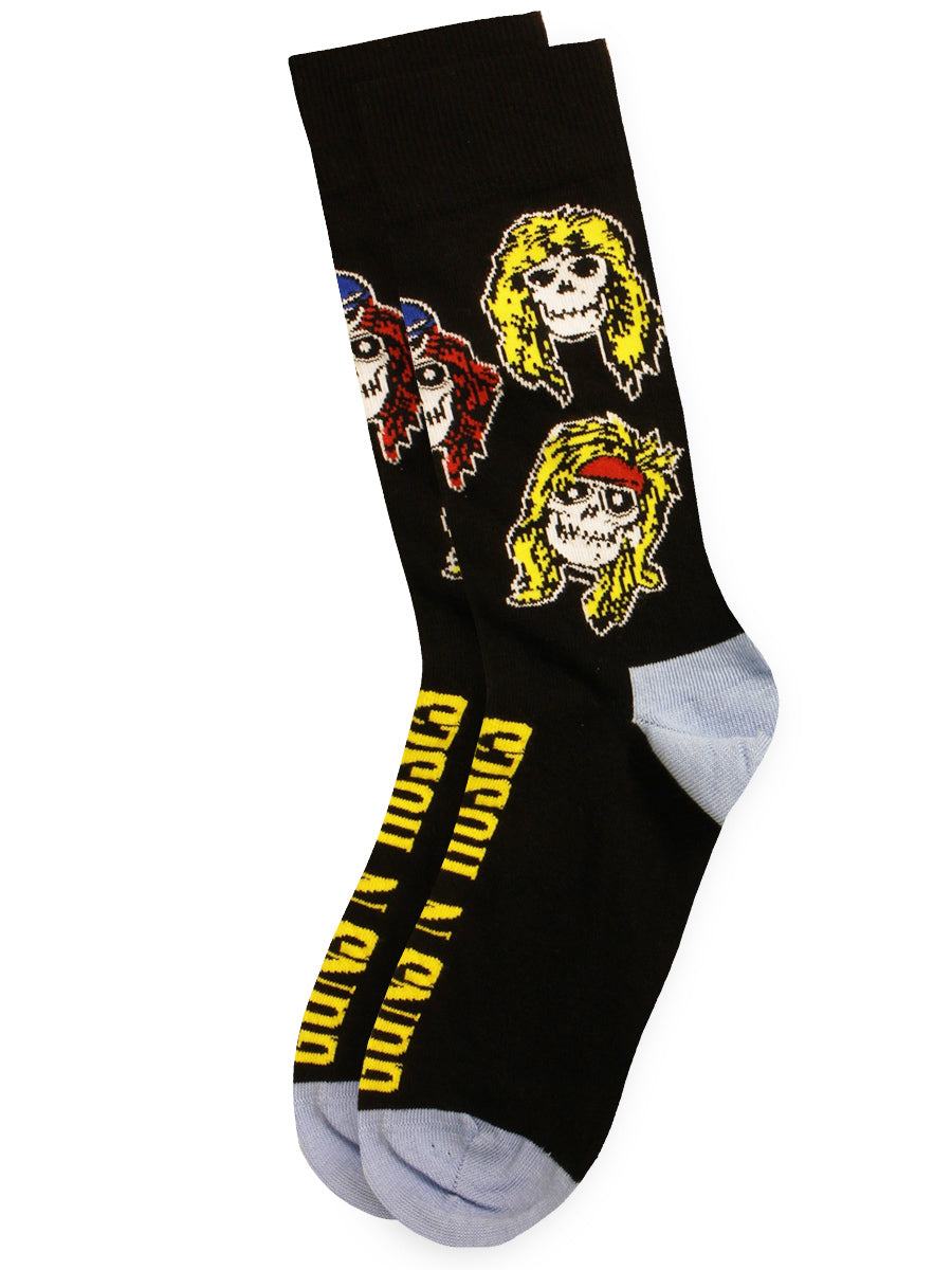 Guns N' Roses Skulls Band Ankle Socks (UK Size 7 - 11)