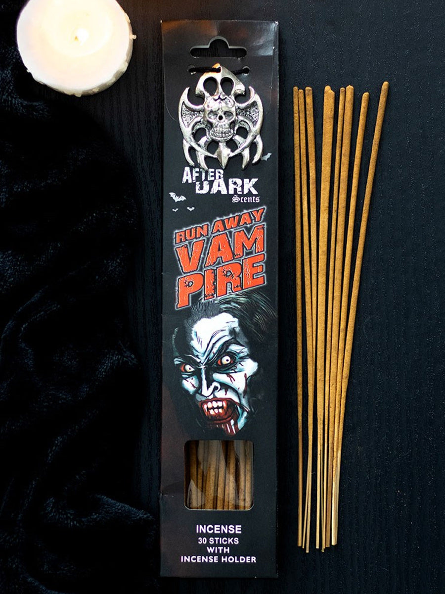 After Dark Run Away Vampire Incense Sticks with Holder