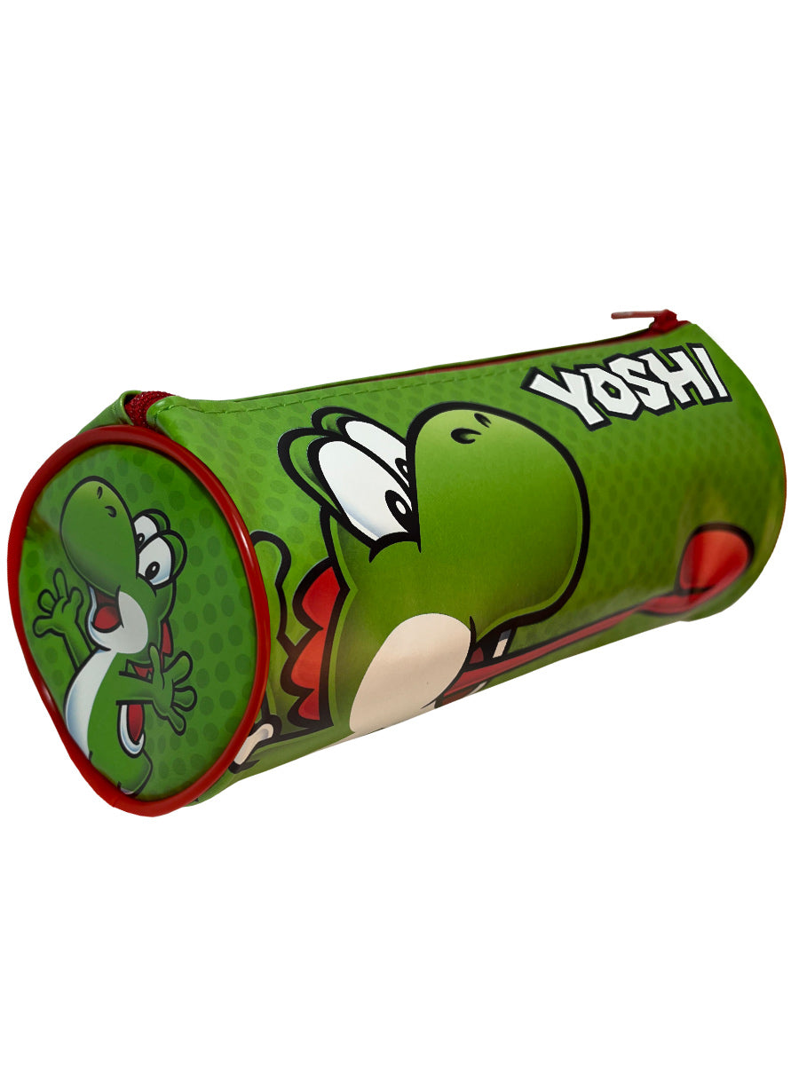 Super Mario Yoshi Barrel Pencil Case