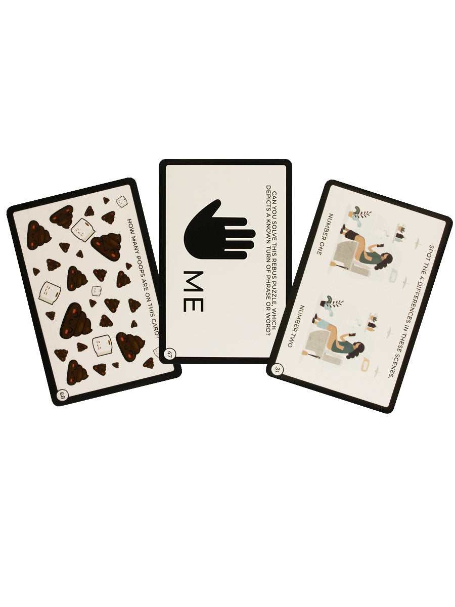 Brain Training While You Poo Cards