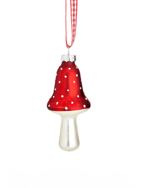 Woodland Mushroom Shaped Christmas Bauble