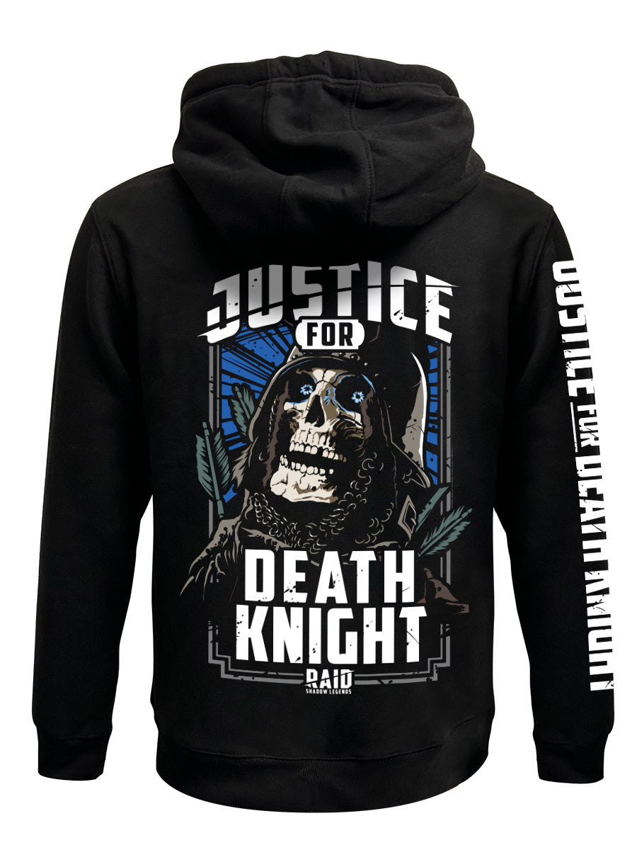 RAID: Shadow Legends Justice For Deathknight Black Zipped Premium Hoodie