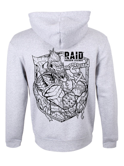 RAID: Shadow Legends Galek Outline Grey Pullover Hoodie