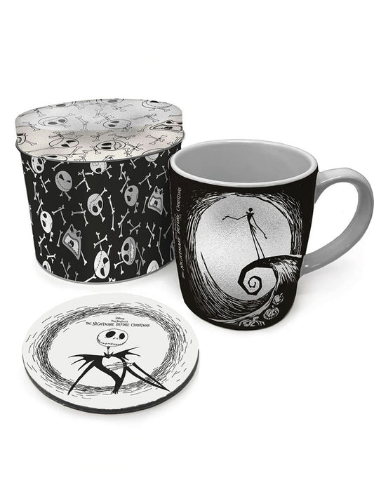 The Nightmare Before Christmas Gift Set (Mug & Coaster In Keepsake Tin)