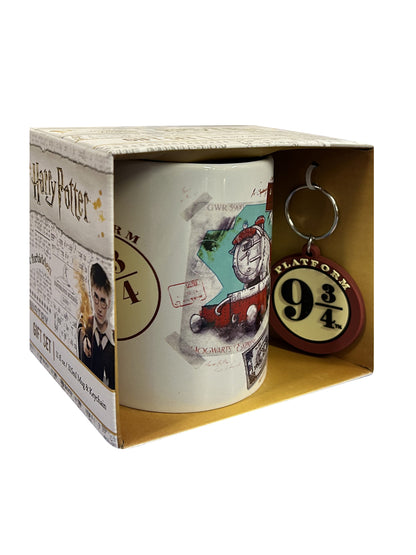 Harry Potter Platform 9 3/4 Mug & Keychain Set