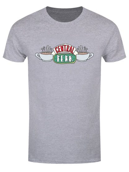 Friends Central Perk Logo Drawn Men's Grey T-Shirt