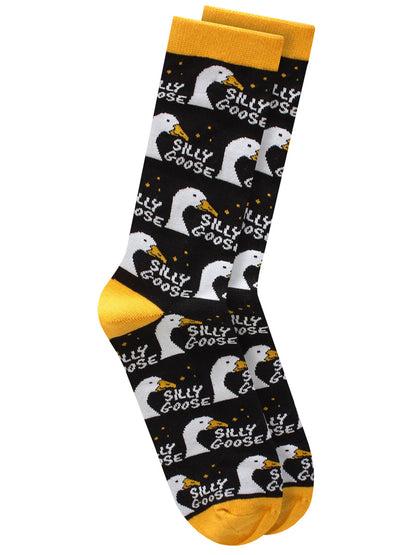 Twisted Soles Silly Goose Novelty Adult Socks (1 Pair) Size Options