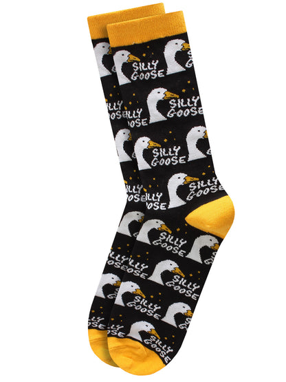 Twisted Soles Silly Goose Novelty Adult Socks (1 Pair) Size Options