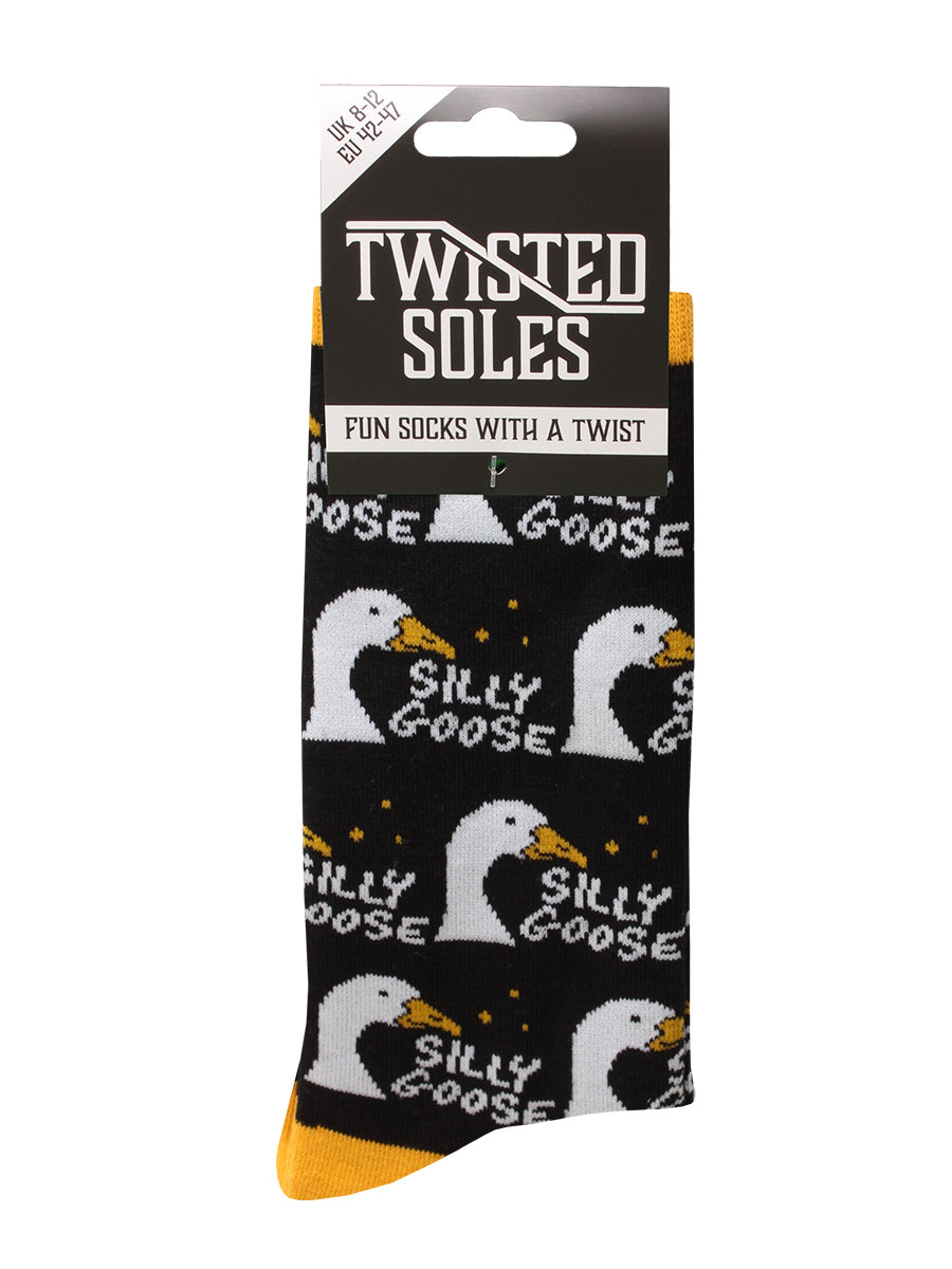 Twisted Soles Silly Goose Novelty Adult Socks (1 Pair) Size Options