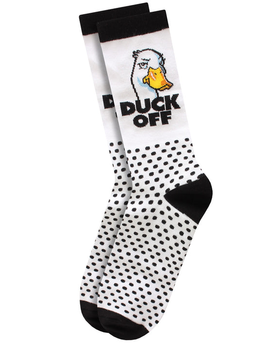 Twisted Soles Duck Off Adult Socks (1 Pair) Size UK 8-12