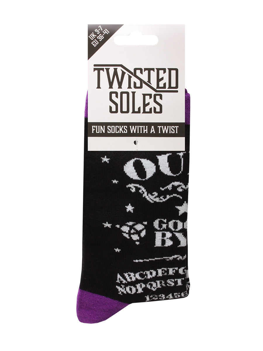 Twisted Soles Ouija Novelty Adult Socks (1 Pair) Size UK 3-7