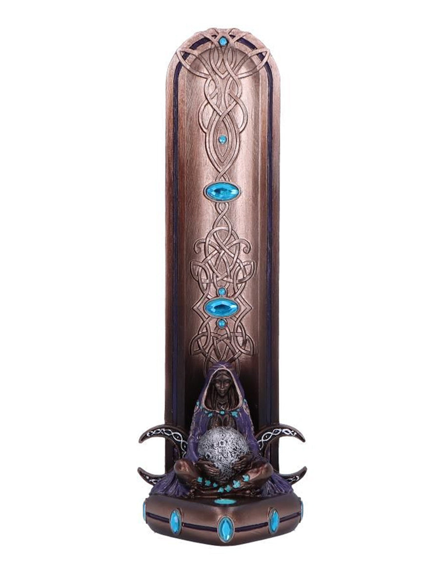 Triple Moon Goddess Incense Burner 22.5cm