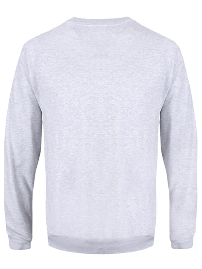 Silly Goosemas Men's Heather Grey Christmas Jumper