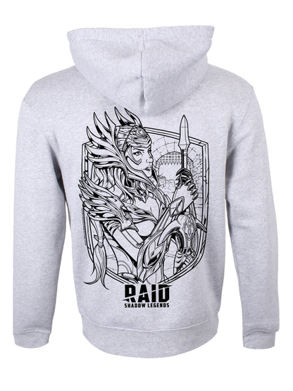 RAID: Shadow Legends Arbiter Outline Grey Pullover Hoodie