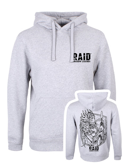 RAID: Shadow Legends Arbiter Outline Grey Pullover Hoodie