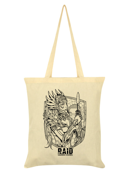 Raid: Shadow Legends Arbiter Outline Cream Tote Bag