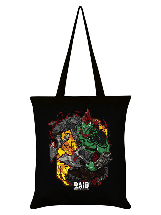 RAID: Shadow Legends Galek Cross Slash Black Tote Bag