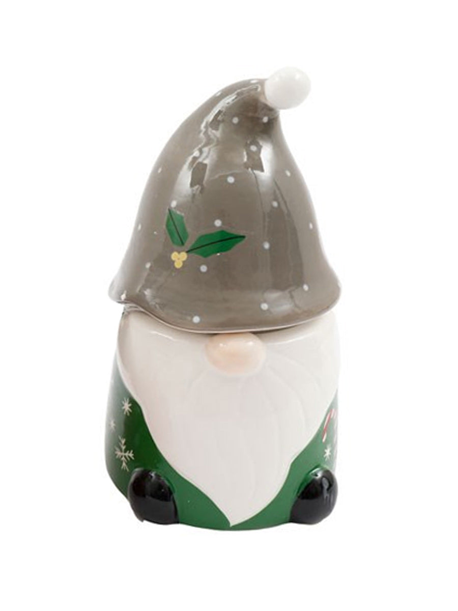 15cm Green Santa Gonk Christmas Candle