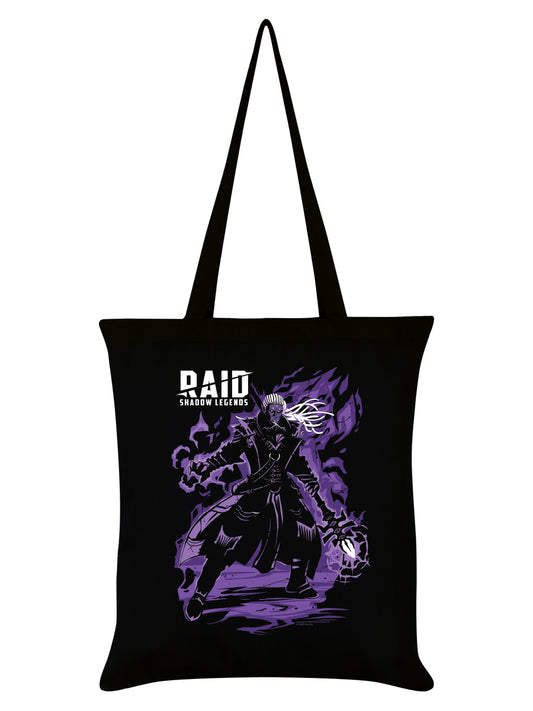 RAID: Shadow Legends Kael Silhouette Black Tote Bag