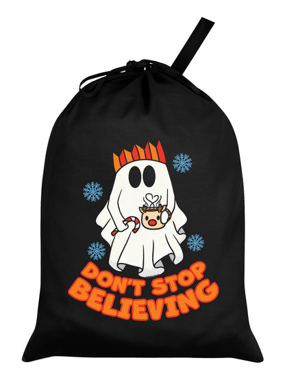 Galaxy Ghouls Don't Stop Believing Black Santa Sack