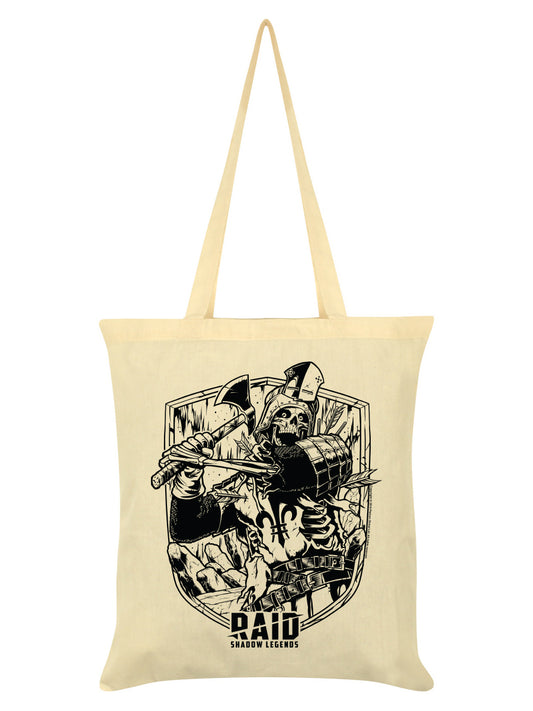 RAID: Shadow Legends Deathknight Outline Cream Tote Bag