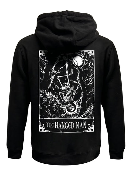 Deadly Tarot - The Hanged Man Black Zipped Hoodie