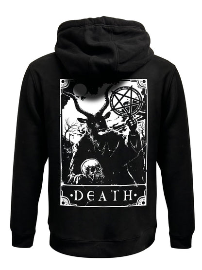 Deadly Tarot - Death Man Black Zipped Hoodie