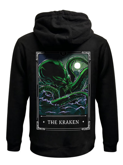 Deadly Tarot Legends The Kraken Black Zipped Hoodie