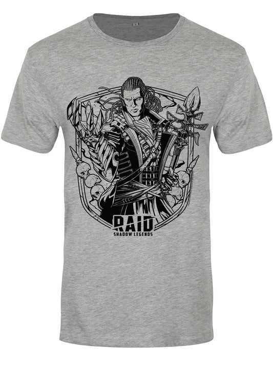 RAID: Shadow Legends Kael Outline Grey T-Shirt