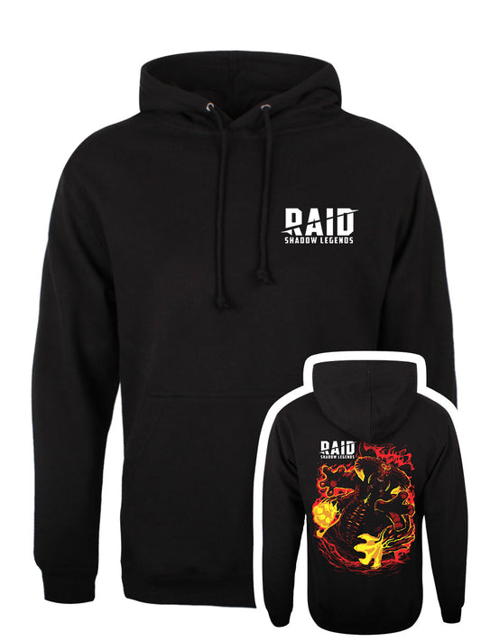 RAID: Shadow Legends Demon Lord Silhouette Black Pullover Hoodie