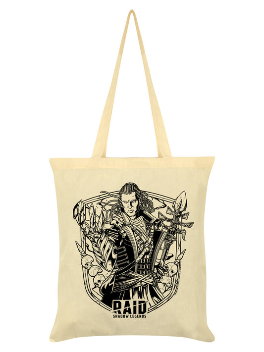 RAID: Shadow Legends Kael Outline Cream Tote Bag