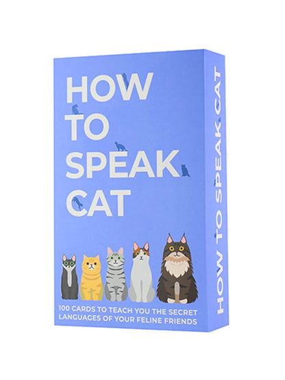 How To Speak Cat Cards