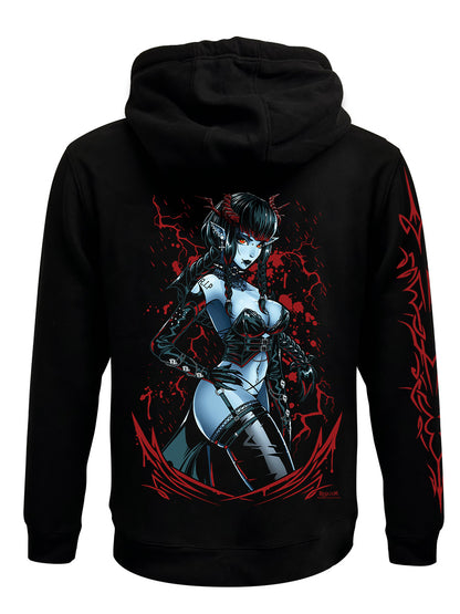 Requiem Collective Ruby Black Zipped Hoodie