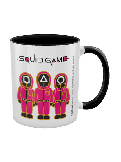 Squid Game 2 Characters Black Coloured Inner Mug