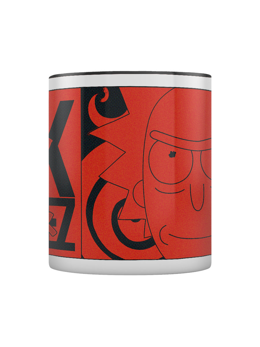 Rick And Morty Rick Sanchez Black Coloured Inner Mug