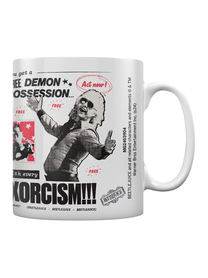 Beetlejuice Exorcism Mug