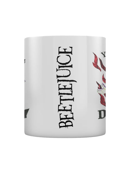 Beetlejuice You're Talking To The Dead Guy Mug